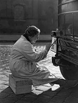 Smock: Car sign painter, 1937