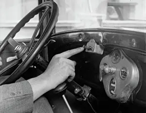 Starter: Car starter button