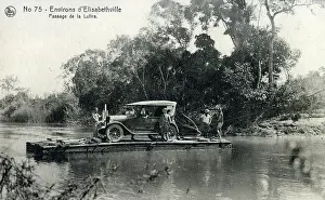 Tributary: Car transported across the Lufira River, Lubumbashi, Congo