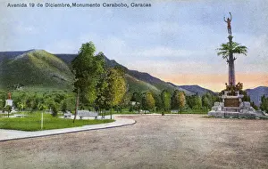 Plinth: Carabobo monument, Caracas, Venezuela, Central America