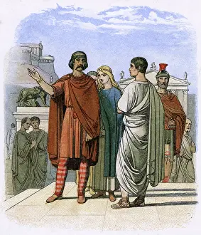 Toga: CARACTACUS AT ROME