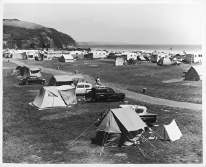 Pentewan: Caravan park, Mevagissey, Cornwall