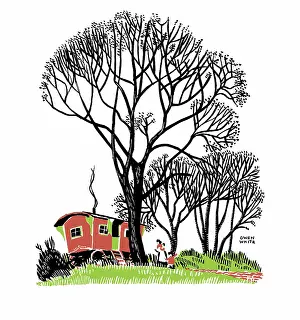 Gwen: Caravan and Trees