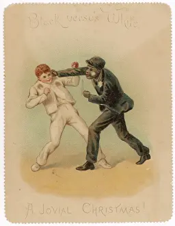Invite: Card - Boys Fighting