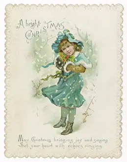 Snowstorm: Card - Child in Snow