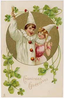 Pierrette: Card - Clown Children