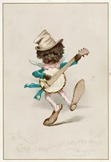 Doggy: Card - Doggy Minstrel