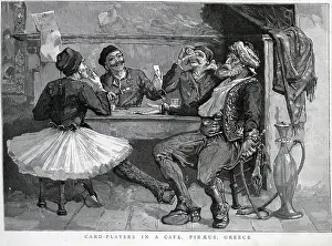 Shisha: Card Players, Piraeus, Greece