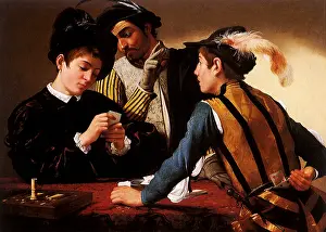 1594: The Card Sharps, by Caravaggio