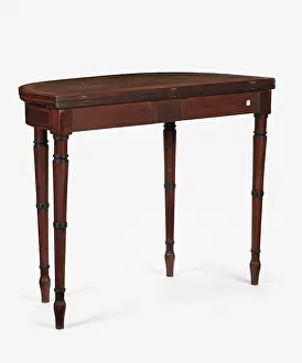 Satinwood: Card table