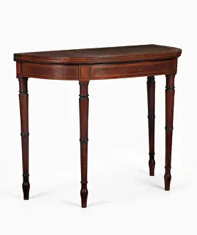Satinwood: Card table