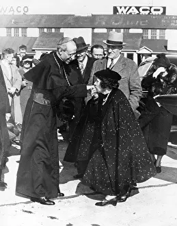Eugenio: Cardinal Eugenio Pacelli, later Pope Pius XII, on a trip thr