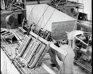 Unloaded: Cargo Being Unloaded by Crane From a Cargo Ship