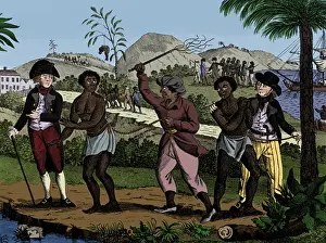 Lashing: Caribbean Slave Trade, 18th Century
