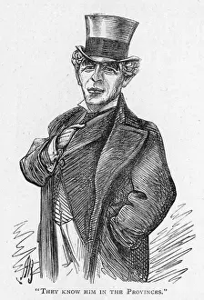 Caricatures: Caricature of the actor Barry Sullivan