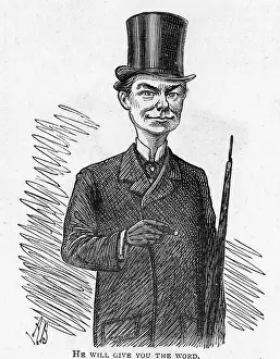Caricatures: Caricature of the actor Charles Collette
