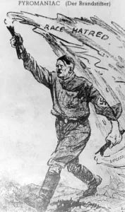 Hatred: Caricature of Adolf Hitler, 1932