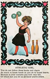 Scandalous: Caricature of Annette Kellerman - Swimmer and Actress