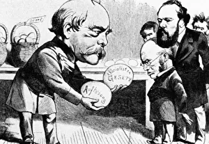 Laws: Caricature on Chancellor Bismarck