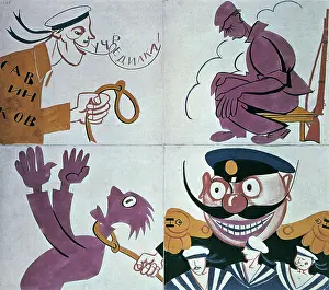 Vladimirovich: Caricature against the Constituent Assembly 1921