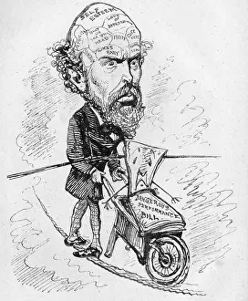 Parliamentary: Caricature of Edward Jenkins, English MP