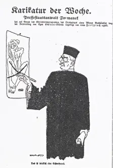 Schiele: Caricature on Egon Schiele