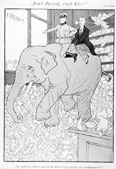 Concerned: Caricature of the end of the chancellorship