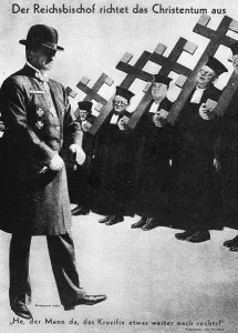 Photomontage: Caricature of the German Christians