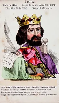 Crowquill: Caricature and Humorous Verse - King John