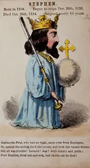 Crowquill: Caricature and Humorous Verse - King Stephen