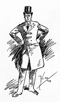 Monacle: Caricature of Joseph Chamberlain by Phil May