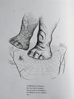 Edited: Caricature of The private and public life of animals, by J.J