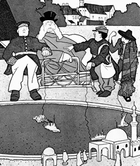 Agadir: Caricature on the second Moroccan crisis, 1911