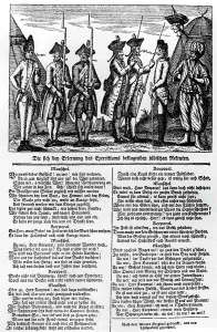 1780: Caricature showing Jews as soldiers