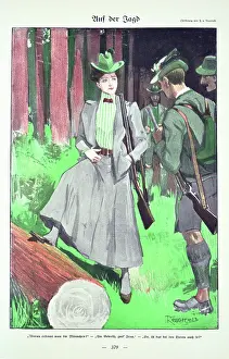 Underneath: Caricature from Simplicissimus