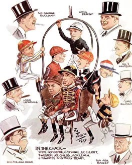 Caricatures at Royal Ascot, 1927