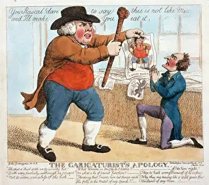 Threatens: The caricaturist's apology