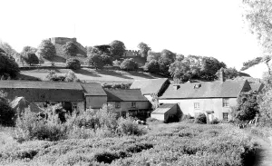 Carisbrooke: Carisbrooke, the Castle and the Old Mill c1955