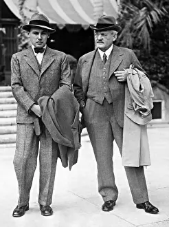 Bosch: Carl Bosch and his son, 1934