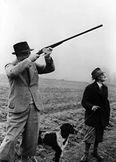 Burckhardt: Carl Jacob Burckhardt hunting