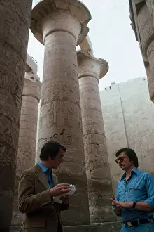 Diagnosed: Carl Sagan in Egypt, Filming Cosmos