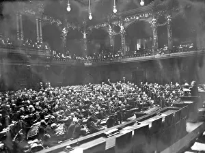 Trimble: Carl Trimble at the opening speech of the Party Conference o