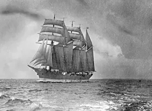 Meters: The Carl Vinnen at sea, ca. 1928