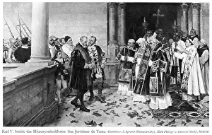 Yuste: CARLO V ABDICATES