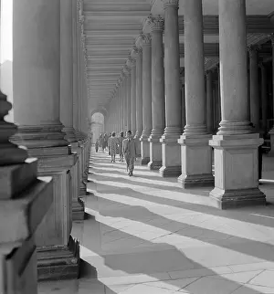 Carlsbad: Carlsbad - Czechoslovakia 1947. The Mill Colonade