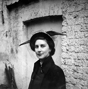Eaton: Carly at Eaton Terrace in hat
