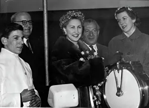 Vivien: Carly launching the Vivien Louise ship