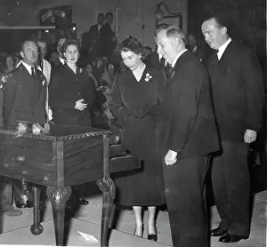 Brooch: Carly and Peter Thorneycroft with British royalty