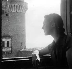 Urbino: Carly in profile, Urbino, Italy