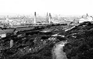 Brea: Carn Brea Tin and Copper Mines early 1900s